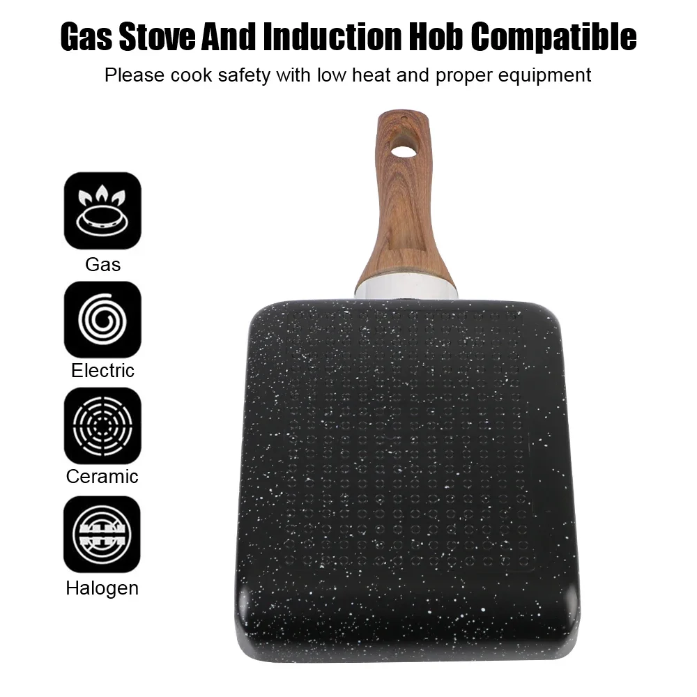 Cookware Fry Egg Pancake Kitchen Pot Breakfast Make Black Frying Pan Non-Stick Pan Mini Crepe maker Pancake pan