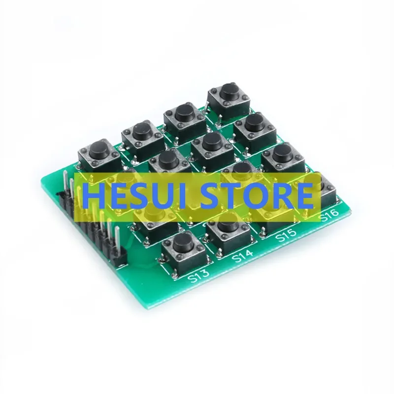 Microswitch 4X4 matrix keyboard 16 keys MCU external expansion keyboard module