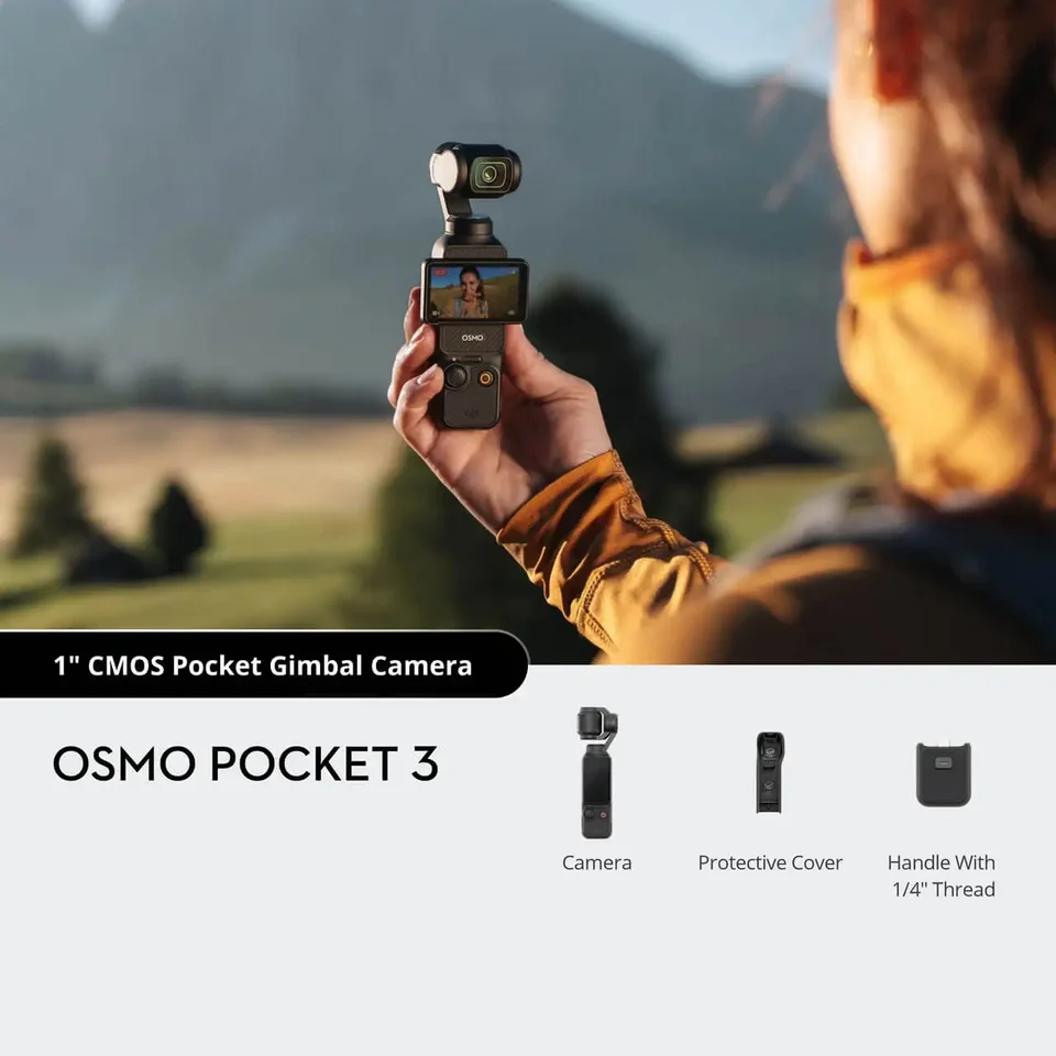 DJI Osmo Pocket 3 ブロギングカメラ 1インチCMOS &4K/120fps 3軸