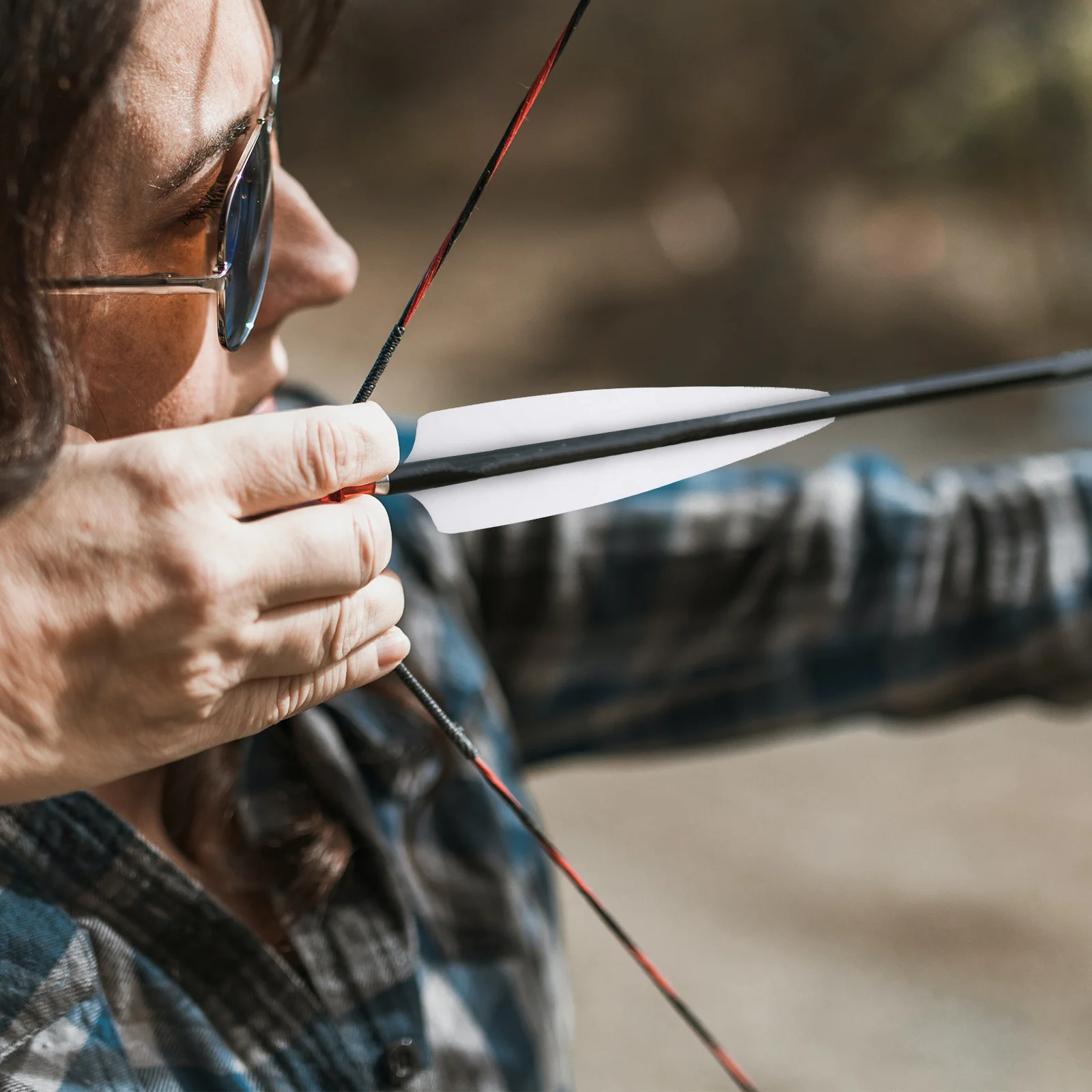 

20Pcs Arrow Tail Real Turkey Replaceable Archery Arrow Accessory Outdoor Practice Stable Flight Decor