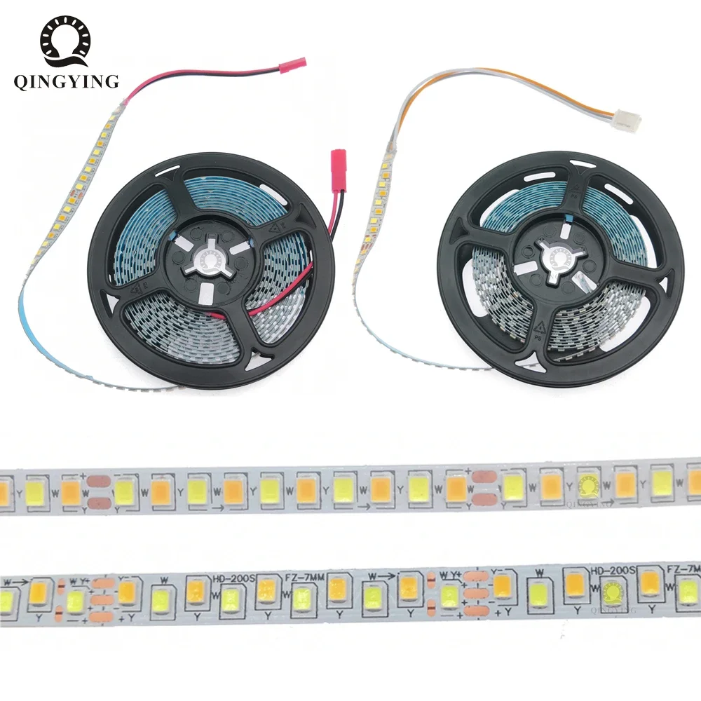 Tira de luces LED para lámpara de araña, cinta Flexible de corriente constante, 3 metros, 2 pines, 3 pines, 2835, 5 b10cx2, 200LED/metro, 3 colores