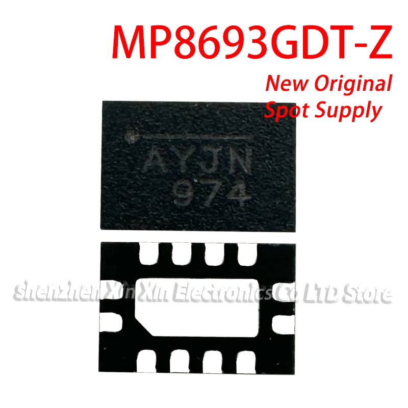 (2-10piece)100% New MP8693 MP8693GDT MP8693GDT-Z (AYJK AYJJ AYJF AYJ...) QFN-12 Chipset