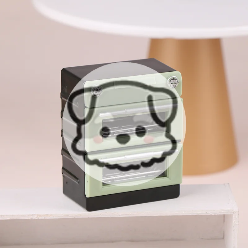 

1/12 Dollhouse Simulation Double Layer Oven Model Dollhouse Mini Kitchen Accessories Dolls House Furniture Decoration