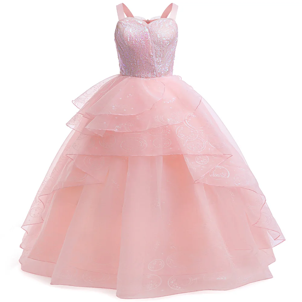 Frauen Gute Hexe Kostüm Für Erwachsene Rosa Blase Tüll Prinzessin Kleid Für Weibliche Glinda Halloween Party Karneval Dress Up Outfits