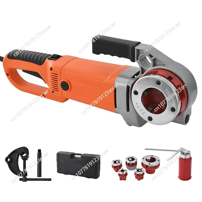 Portable Handheld Electric Pipe Threader 2300W Industrial Pipe Threading Machine With 6 Die Power Tool 110V/220V KY01-50