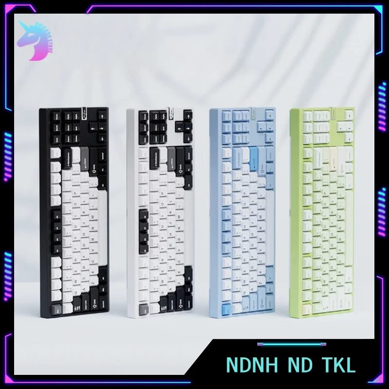 Ndnh Nd Tkl Mechanical Keyboard 3mode All Aluminum Wireless Bluetooth Keyboard CNC 80% Aluminum  Alloy Customized Hot Swap Rgb