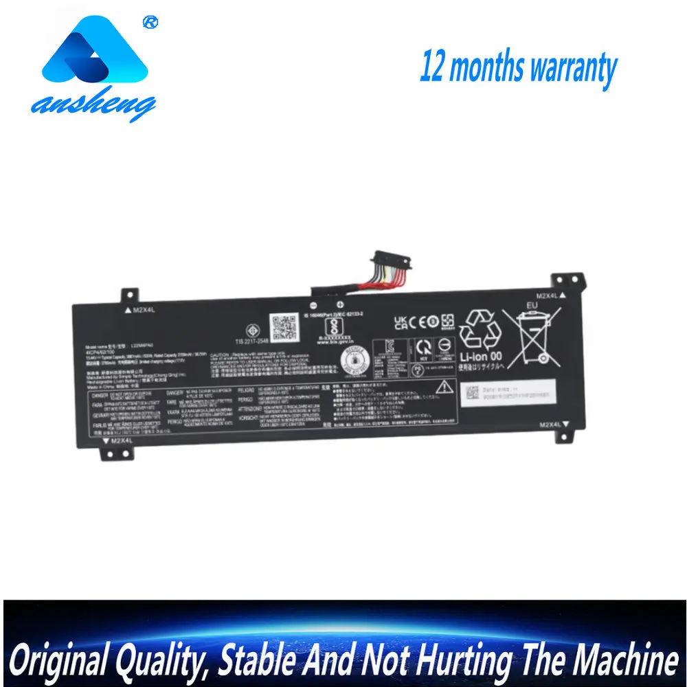 Batterie d'ordinateur portable L22D4PA0 L22B4PA0 L22M4PA0 L22X4PA0 pour Lenovo G5000 LOQ 15APH8/15IRH8/16APH8/16IRH8 Legion Slim 5 16APH8 /16IRH8