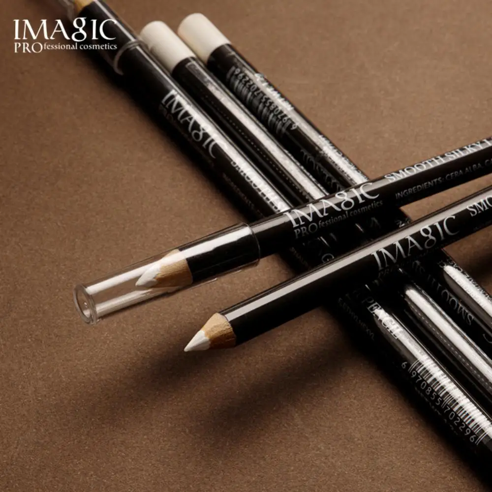 Stylo Eyeliner Résistant à l'Eau et aux Taches, Poteau en Bois, Résistant à l'Eau, Durable, Blast ic, Haut de Gamme, Le Plus Chaud, Mascara, Ligne Blanche