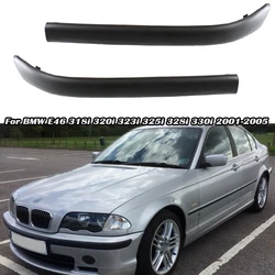 Car Front Bumper Impact Strip Trim Accessories For BMW E46 Sedan 318i 320i 323i 325i 328i 330i 2001-2005 51117030607 51117030606