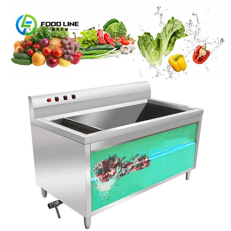 Customized size Industrial restaurant carrot tapioca apple fruit vegetable vortex bubble cleaning machine