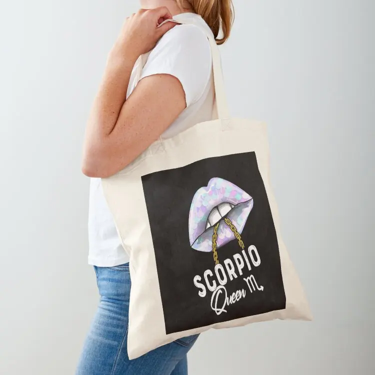 

Mermaid Queen Scorpio Birthday Lips Sassy Sexy Tote Bag Eco bag cute pouch bag bags luxury women Canvas for women