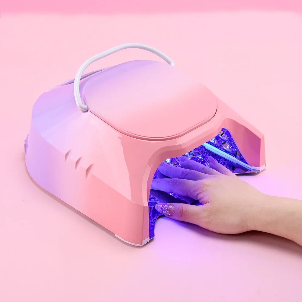 Best Professional Nail Salon Equipment Wireless UV Nail Lamp 86W Rechargeable Led Lamp Nail Dryer