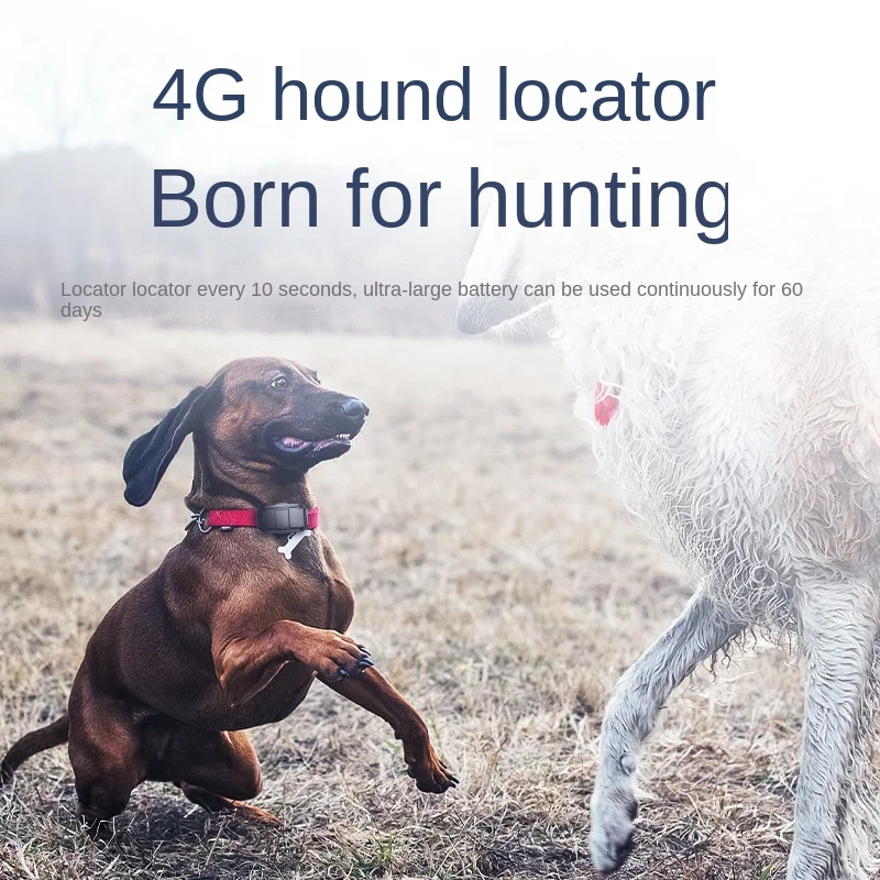 4G Positioning Hound Pet Anti-lost Device GPS Tracker Dog Cow Sheep Waterproof Long Standby Collar Locator