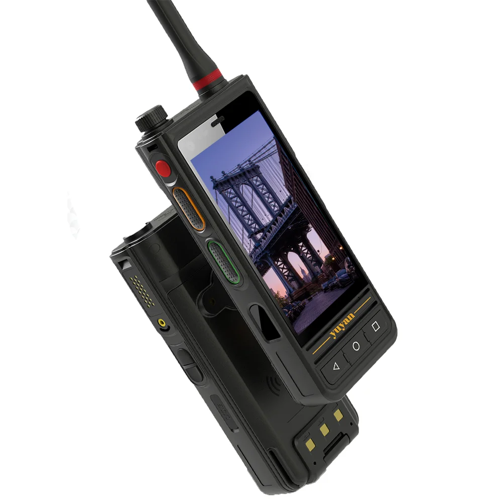 Yuyan E81 poc radio Type-c Walkie-talkie Sim Card 2 Way Radio Wireless Walkie Talkie Phone Black IPX7 16 Handheld