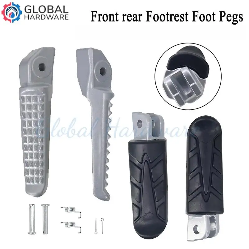 

1 Pair Motorcycle Footrests Foot Pegs Rear Front Motorcycle Pedals Aluminum Alloy Pedals For Most Motorcycles