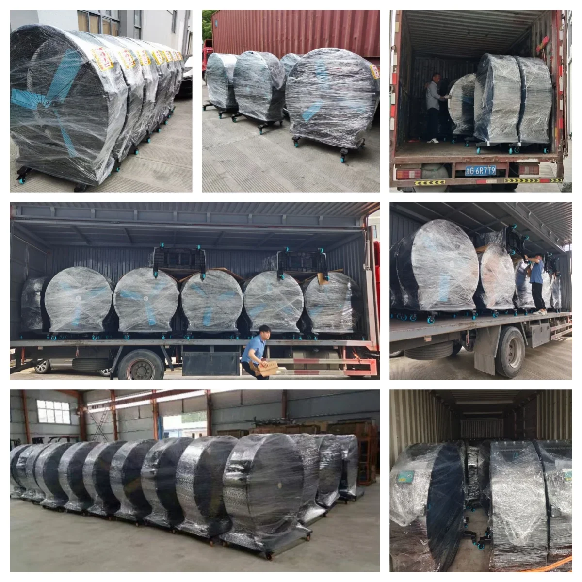 Outdoor Pedestal Permanent Magnet  Fan Big Industrial High-power Stand Fan Electric Stand Hvls  Portability Cooling Fan