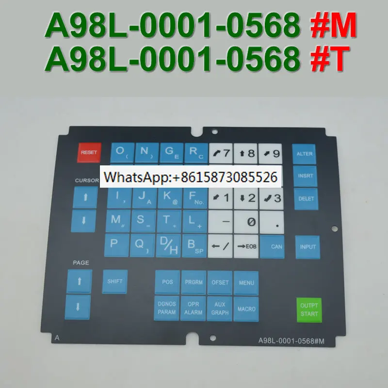 A98L-0001-0568#M A98L00010568 Control Machine Operation Panel Keypad Membrane for CNC Repair