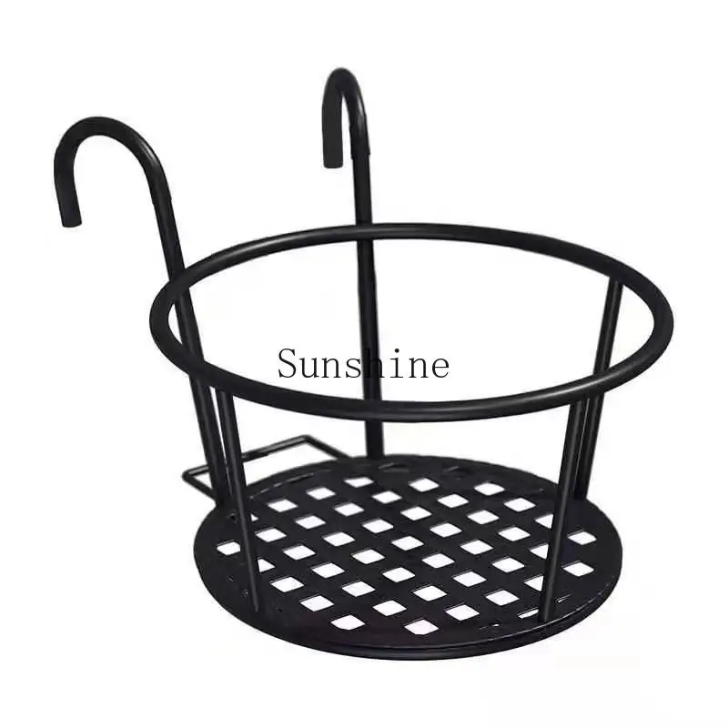 flower stand balcony hanging wrought iron flower basket window sill hanging orchid flower pot rack