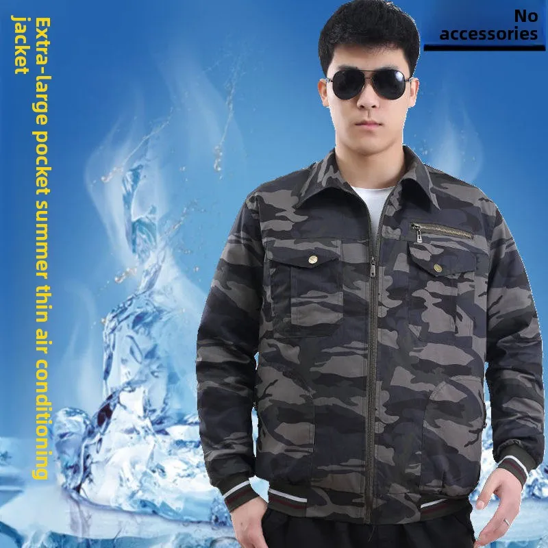 

Air Conditioning Suit Fan Suit Heat Resistant Summer Outdoor Workwear Cooling Labor Protection Single Workwear for Welders