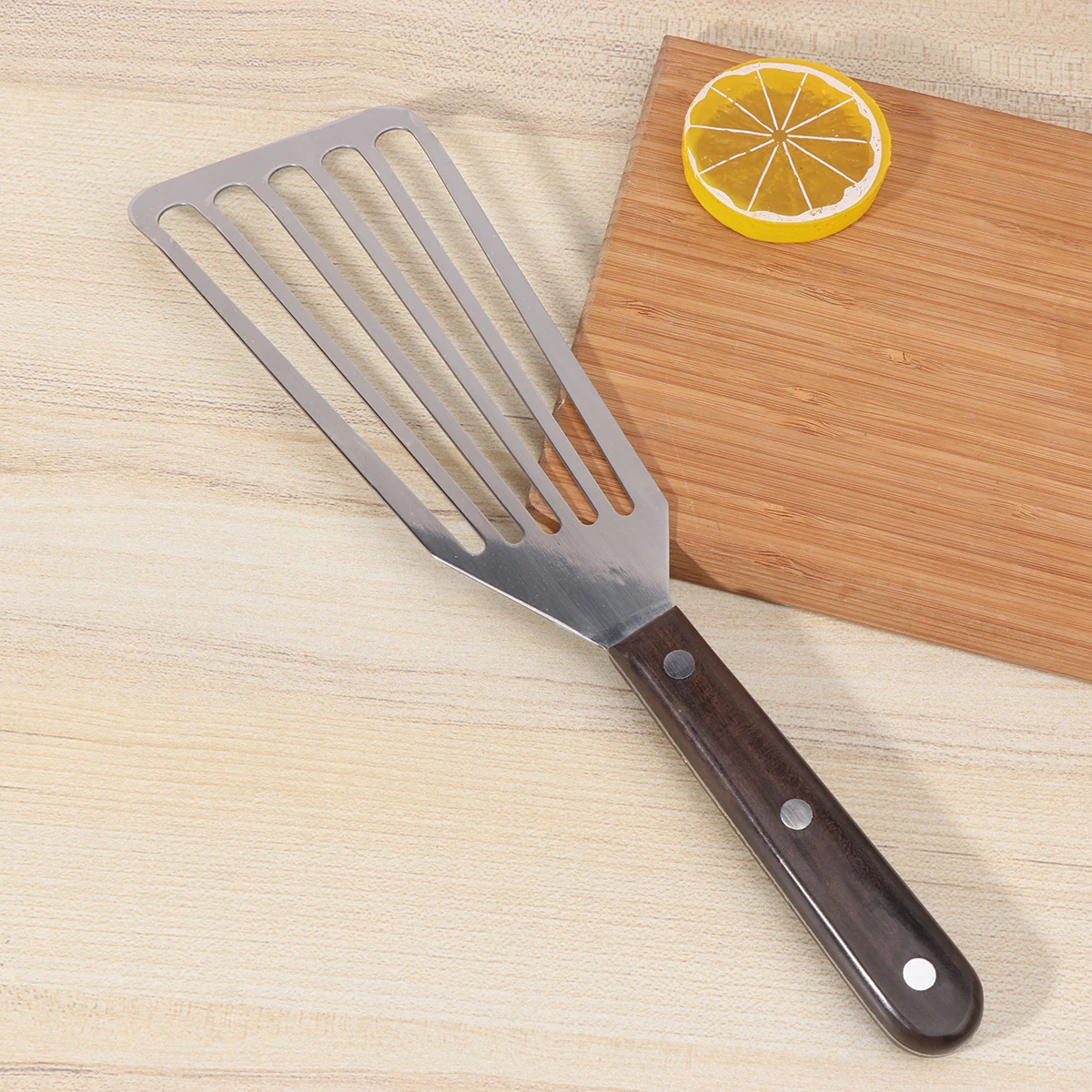 

Fried Fish Spatula Kitchen Food Bbq for Outdoor Grill Barbecue Turner Steel Stainless