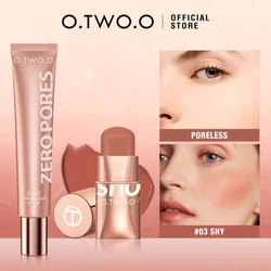 O.TWO.O 2pcs Makeup Set Multi Lipstick Blush Stick Face Primer Makeup Base Oil-Control Waterproof Lightweight Makeup for Women