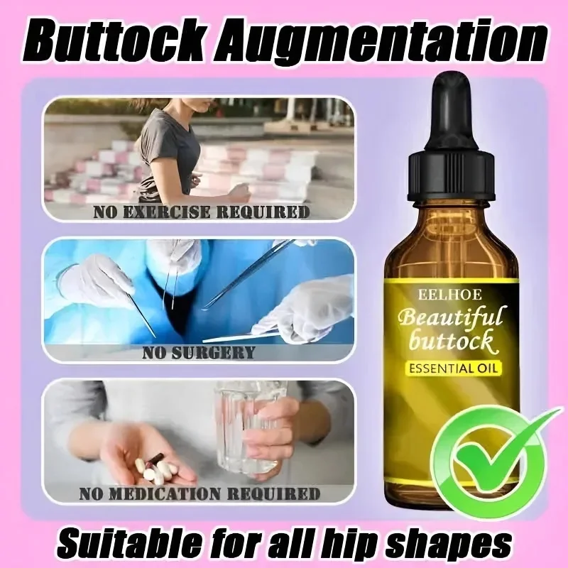 Buttock enlargement Essential Oil Lift Up Firming Big Hip Augmentation Oil Enhance butt Growth Tighten Shape Sexy Body Care 30ML