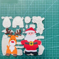 Christmas santa deer hoho srapbook die Metal Cutting Dies DIY Scrapbook Paper Cards Embossing Craft Die Cut handmade craft