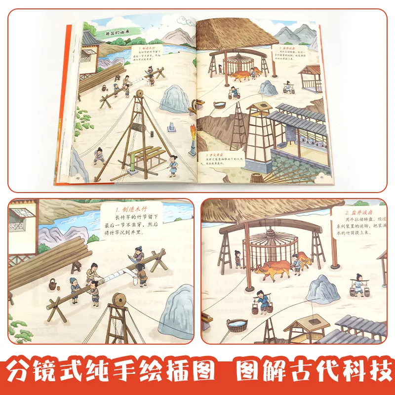 Incredibili creazioni scientifiche, enciclopediche tecnologiche antiche, libri di lettura extracurriculari