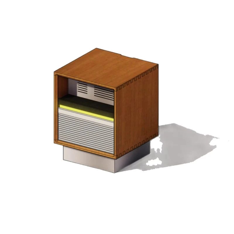 

Wooden bedside table with narrow headboard small bedroom furniture