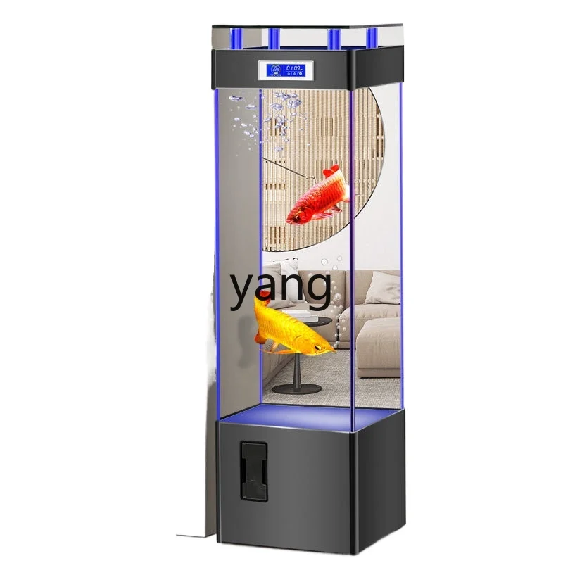 

LMMvertical fish tank living room small floor-to-ceiling home intelligent ecological water cycle lazy water free