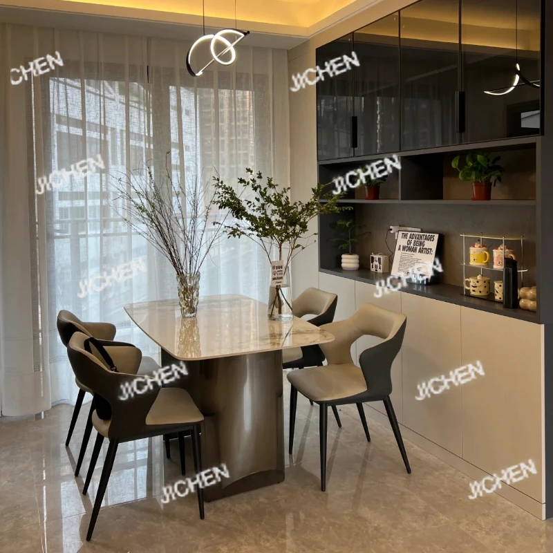 Office Study High Dining Tables Nordic Restaurant Luxury Salon Dining Tables Modern Breakfast Tavoli Da Pranzo Furniture Home