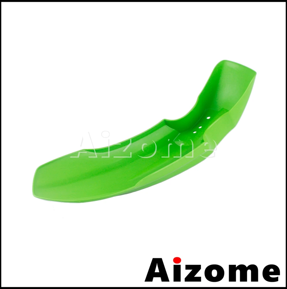 Green Motocross Fender Front Rear Off Road Mud Guard For Kawasaki KLX 250S 230 140 110 L KX 450 250 140 85 65 Dirt Bike Mudguard