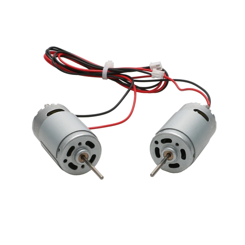 1Pair DIY RC Tug Bait Boat Micro Built-in Motor 390 with Wire 12V 13000RPM Engine High Speed Underwater Thruster Accessories