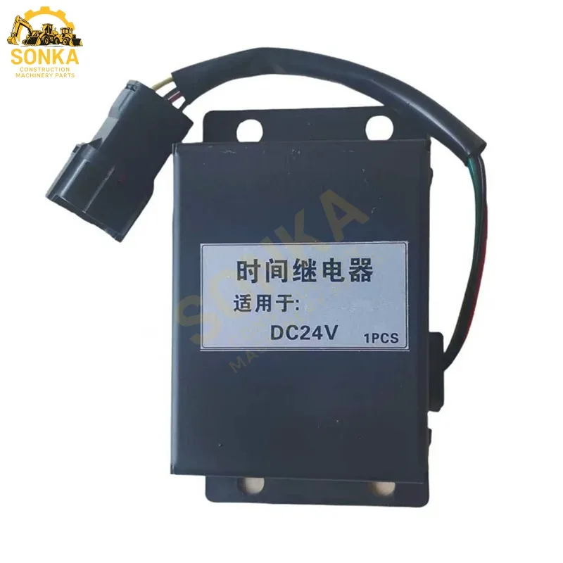 VOE14623863 14623863 DC 24V Time Delay Relay Converter for Volvo Excavator Parts EC210B EC240B EC290B EC360B EC210BLC EC240BLC