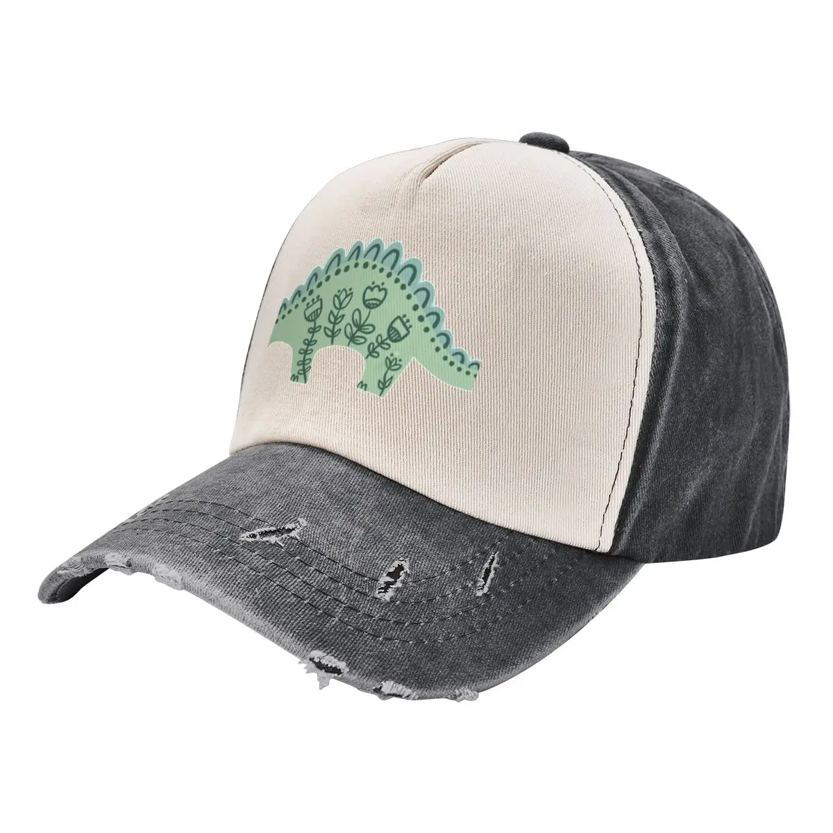 

Folk Floral Dinosaur Baseball Cap Luxury Cap Hat Beach Golf Wear Visor Caps For Men Women's