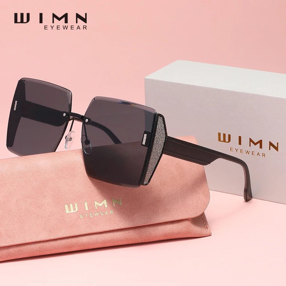 

WIMN Oversized Sunglasses Women's Fashion Sun Glasses Vintage Eyewear ladies For Holiday UV400 Oculos De Sol