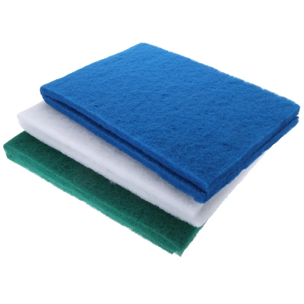 White Blue Green Aquarium Filter Media Fish Tank Biochemical Filter Cotton Sponge Foam Pads Aquarium Filter Accessories