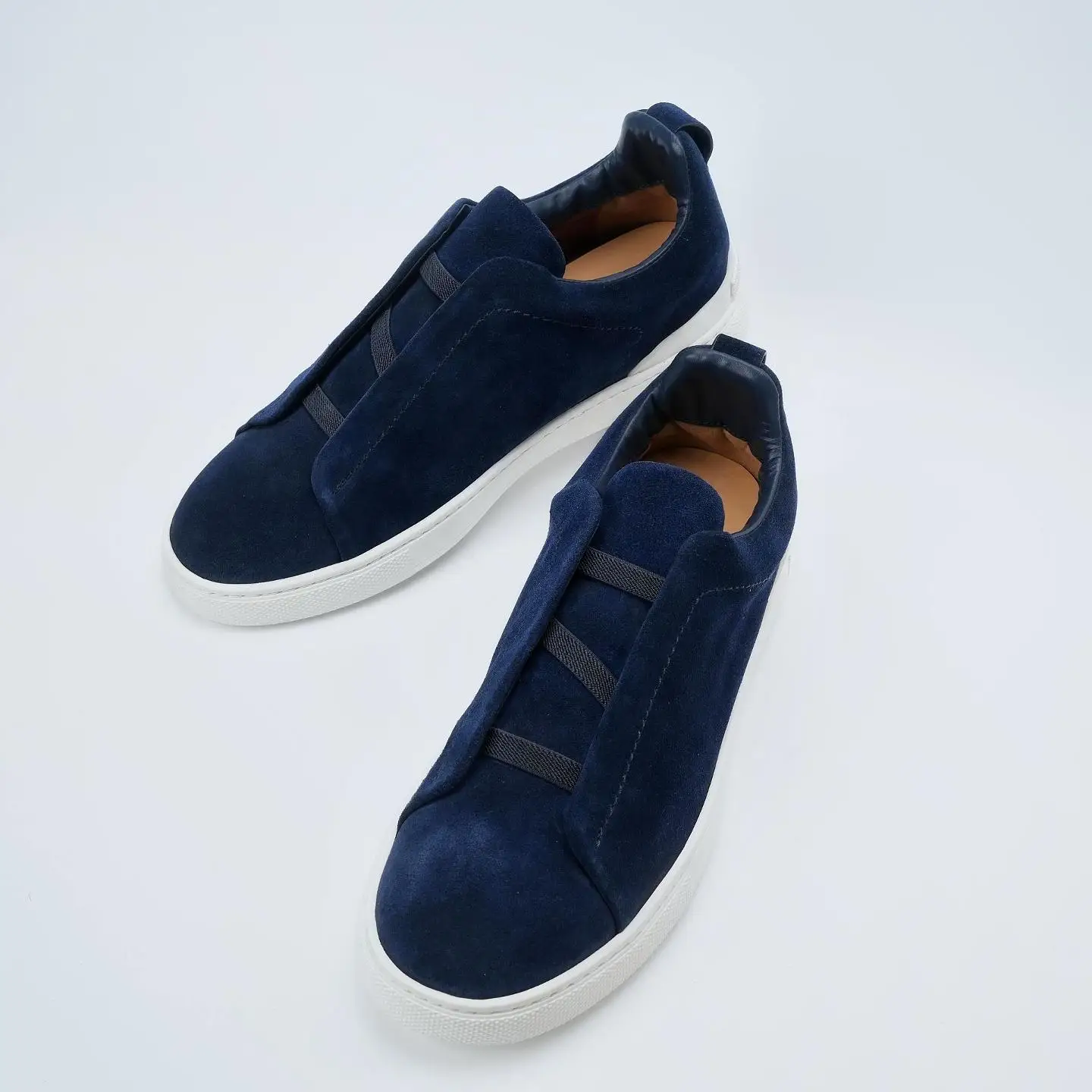 أحذية رجالية مسطحة من جلد الغزال المال القديم كاجوال بسيط على الطراز الكلاسيكي للصيف والخريف مكتب التنقل اليومي ملابس السفر #3