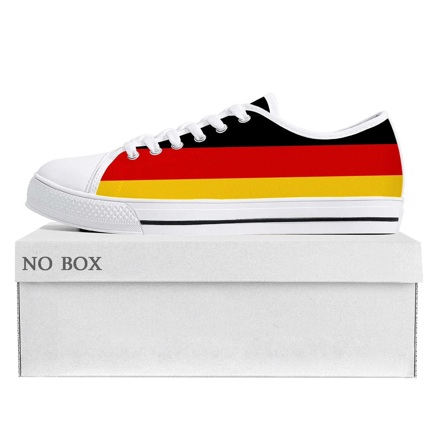 Duitse Vlag Lage Top Hoge Kwaliteit Sneakers Mens Womens Tiener Canvas Sneaker Duitsland Prode Casual Paar Schoenen Custom Schoen