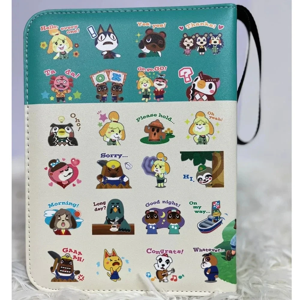 520 Card Position Holder Storage 26 Pages Amiibo Card Collection Files Animal Crossing Zleda Game Exquisite Card Book