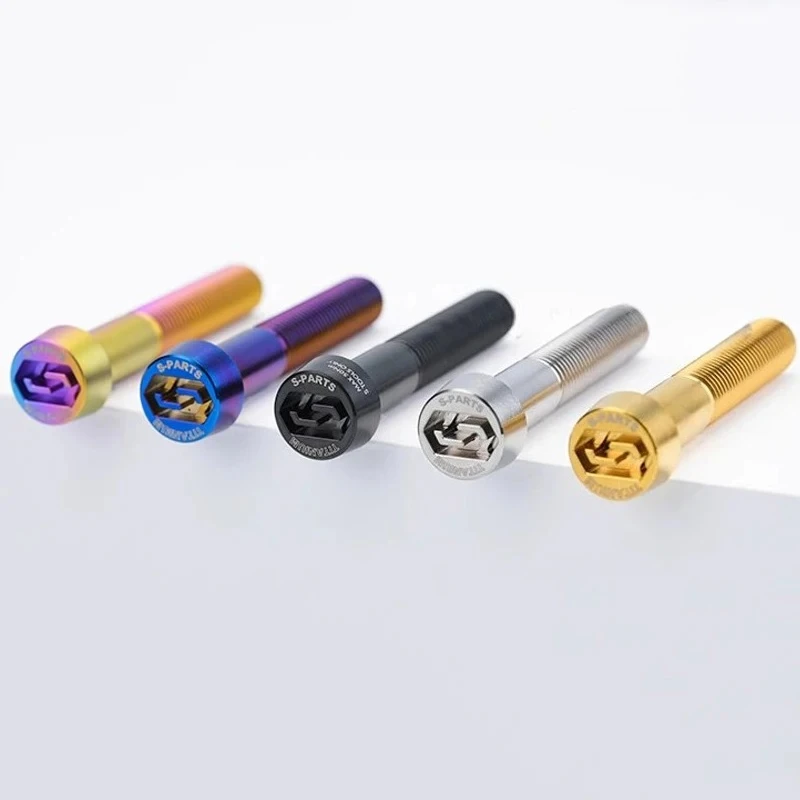 1個入り-チタンボルト-チタン合金-盗難防止ネジ-m6-m8-m10-x-20-25-30-35-40-45-50-55-60-70-75-80mm-改造修理用ネジ