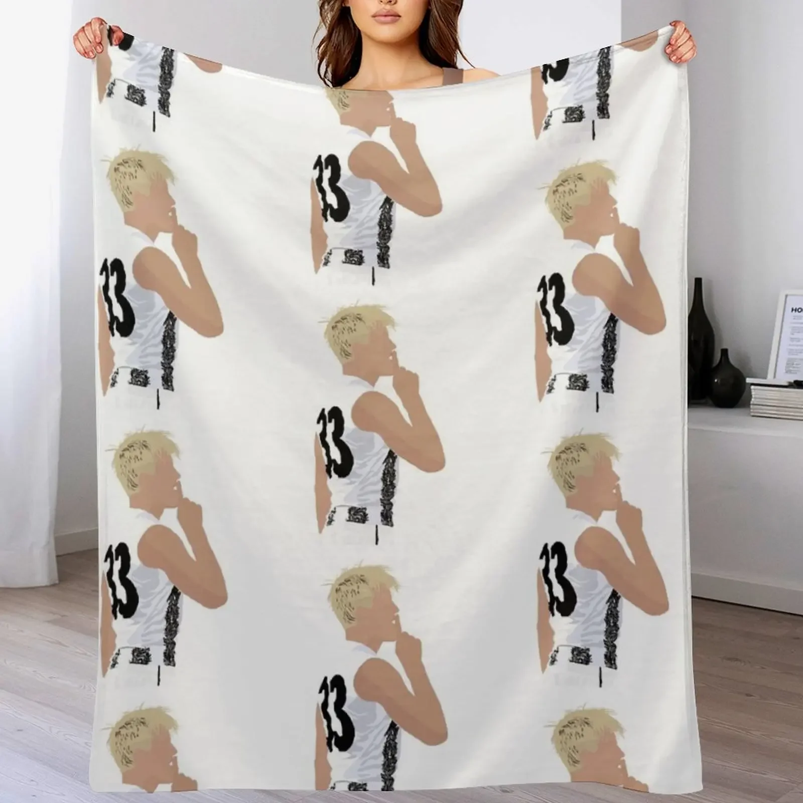 

JACK GINNIVAN Shhhh Throw Blanket Soft Plush Plaid Cute Thermal Moving Blankets