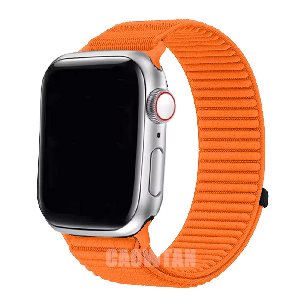 Für Apple Watch Band 10 42 mm 46 mm Ultra 49 mm Nylon-Sportarmband für iWatch 9 8 7 6 SE 5 4 41 mm 45 mm 44 mm 40 mm Correa-Armband