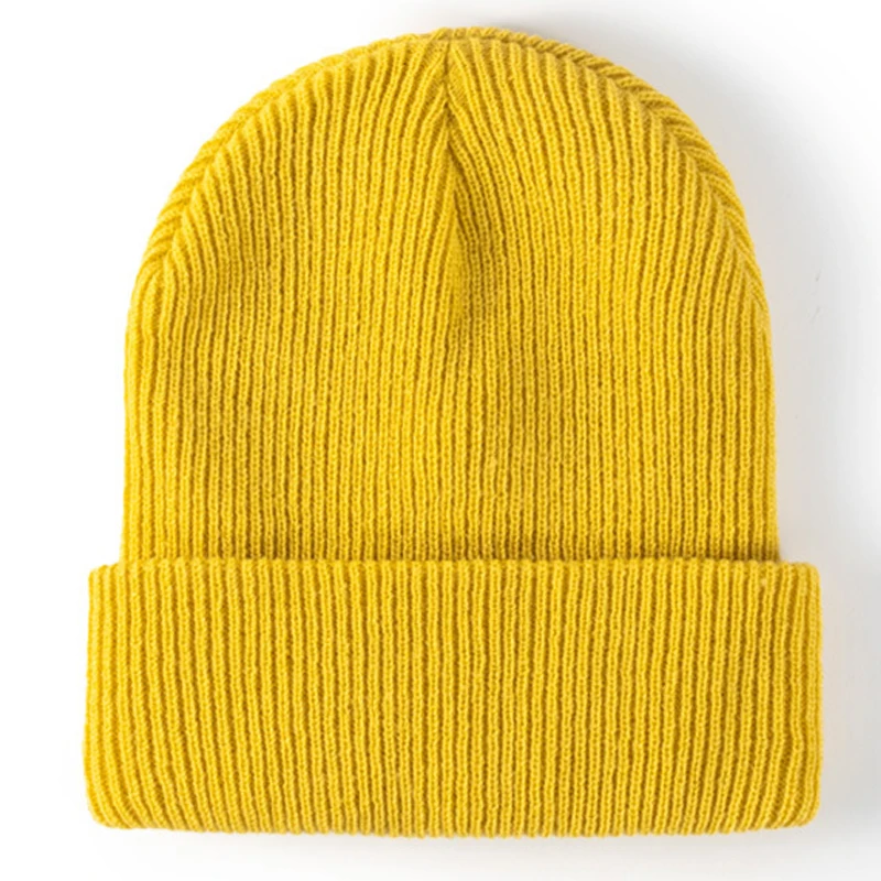 

10 Colors Knit Beanies for Women Men Teens Autumn Winter Hats Unisex Solid Color Simple Classic Ski Cap Double Layer Lightweight