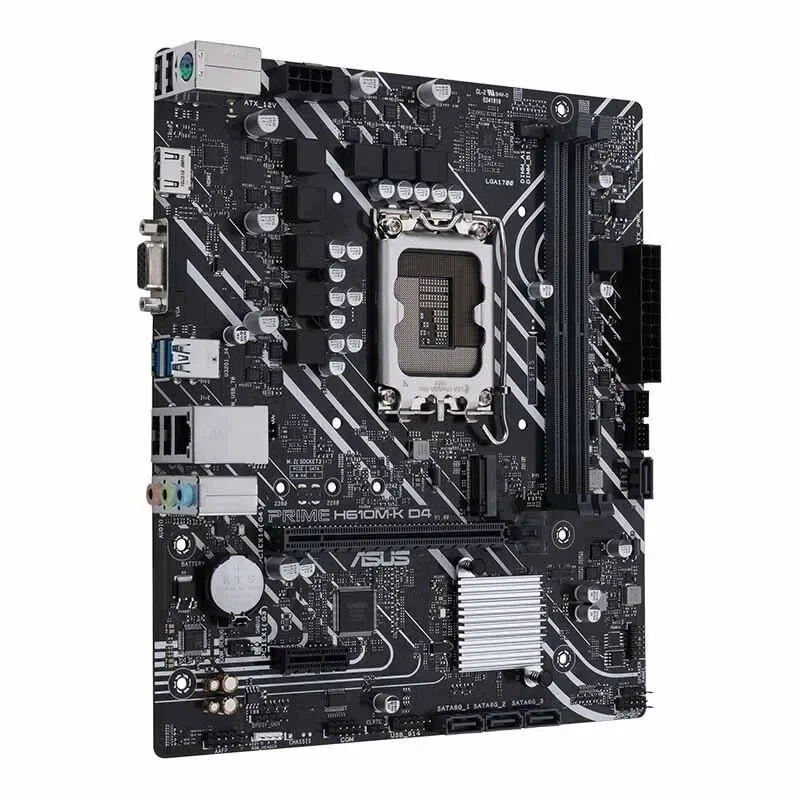 

H610M-K D4 computer game main board for 12th generation CPU processor 12400F