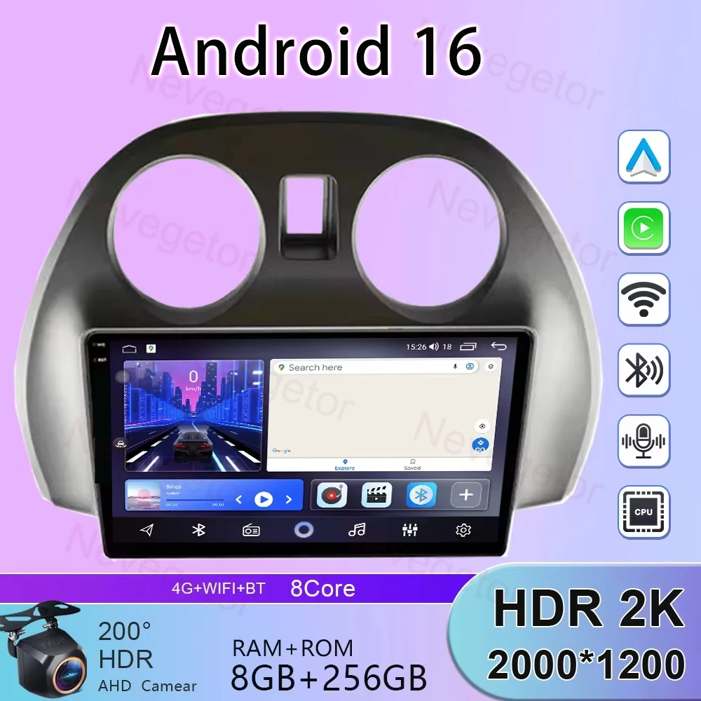 

Головный плеер GPS для Mitsubishi Eclipse Spyder 2005-2010 2011 2012 Автомобильный Android 15 Авторадио Carplay Стерео Мультимедиа DSP 4G