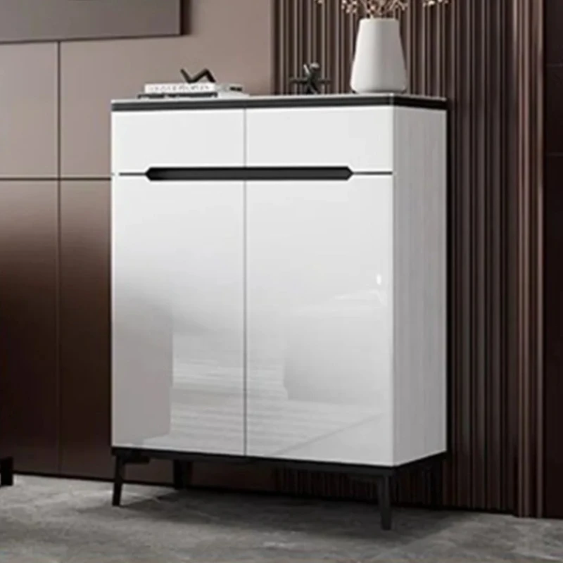 European Nordic Entry Shoe Cabinet Indoor Wood Drawer Ultra Thin Shoe Cabinet Luxury Wooden Organizador De Zapat Furniture
