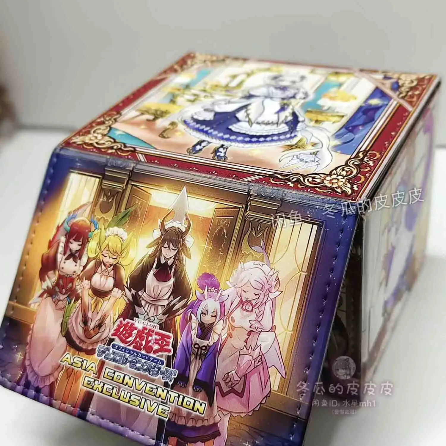 

Diy Self Made Yu-Gi-Oh! Dragonmaid Card Storage Box Ygo Dragonmaid Leather High-End Card Storage Box Anime Cards Gift Toys