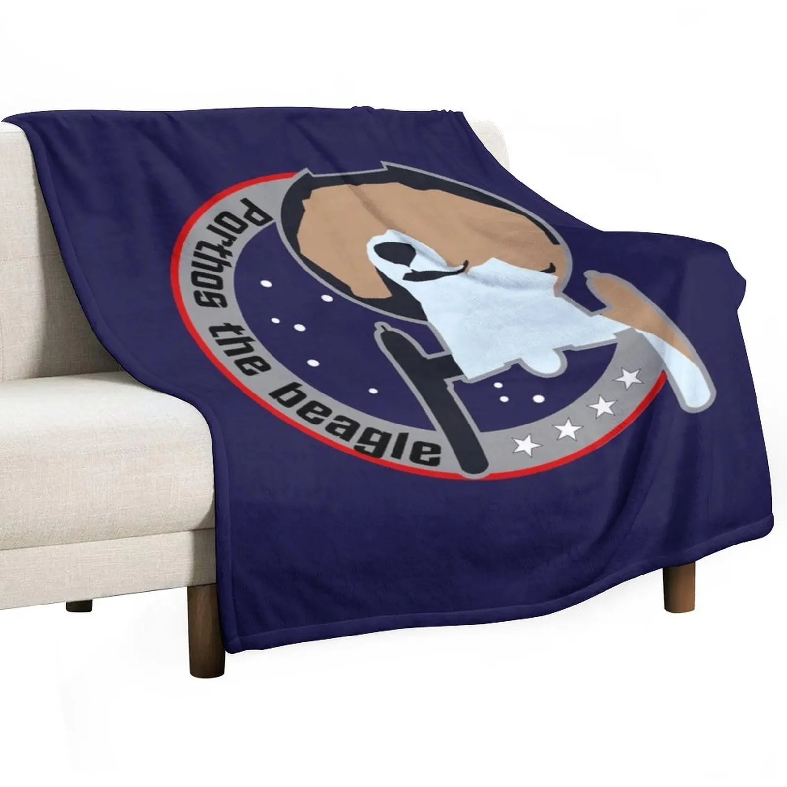 

Porthos - Star Trek, Enterprise Throw Blanket for sofa Personalized Gift halloween Blankets