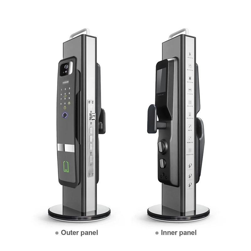 zc02 Smart Lock H-03 Tuya Smart WiFi Digital Door Lock Code Card Smartphone Unlock Fingerprint Face Scene Smart Door Lock for